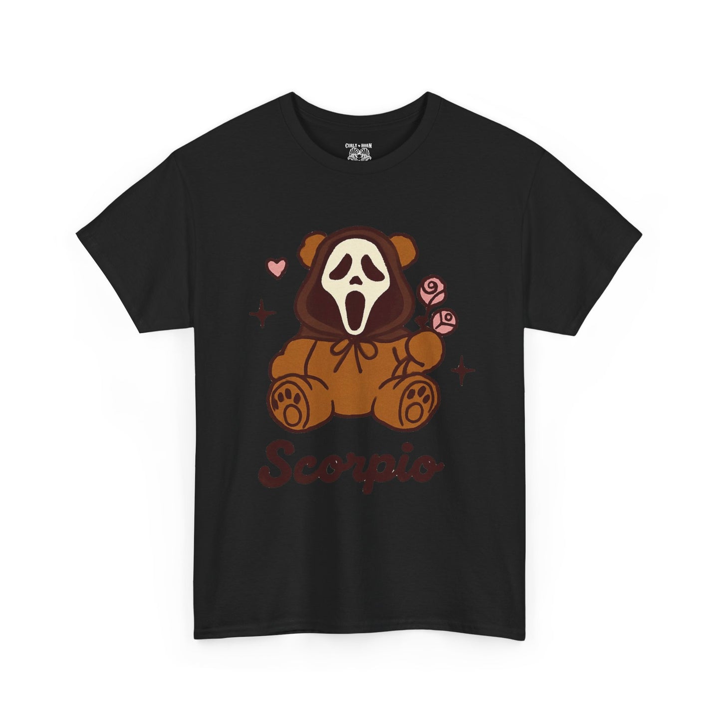 Scorpio Ghost Bear T-Shirt | Unisex Heavy Cotton Tee, Cute Gift for Scorpio, Halloween Shirt, Casual Wear, Graphic Tee, Unique [...]