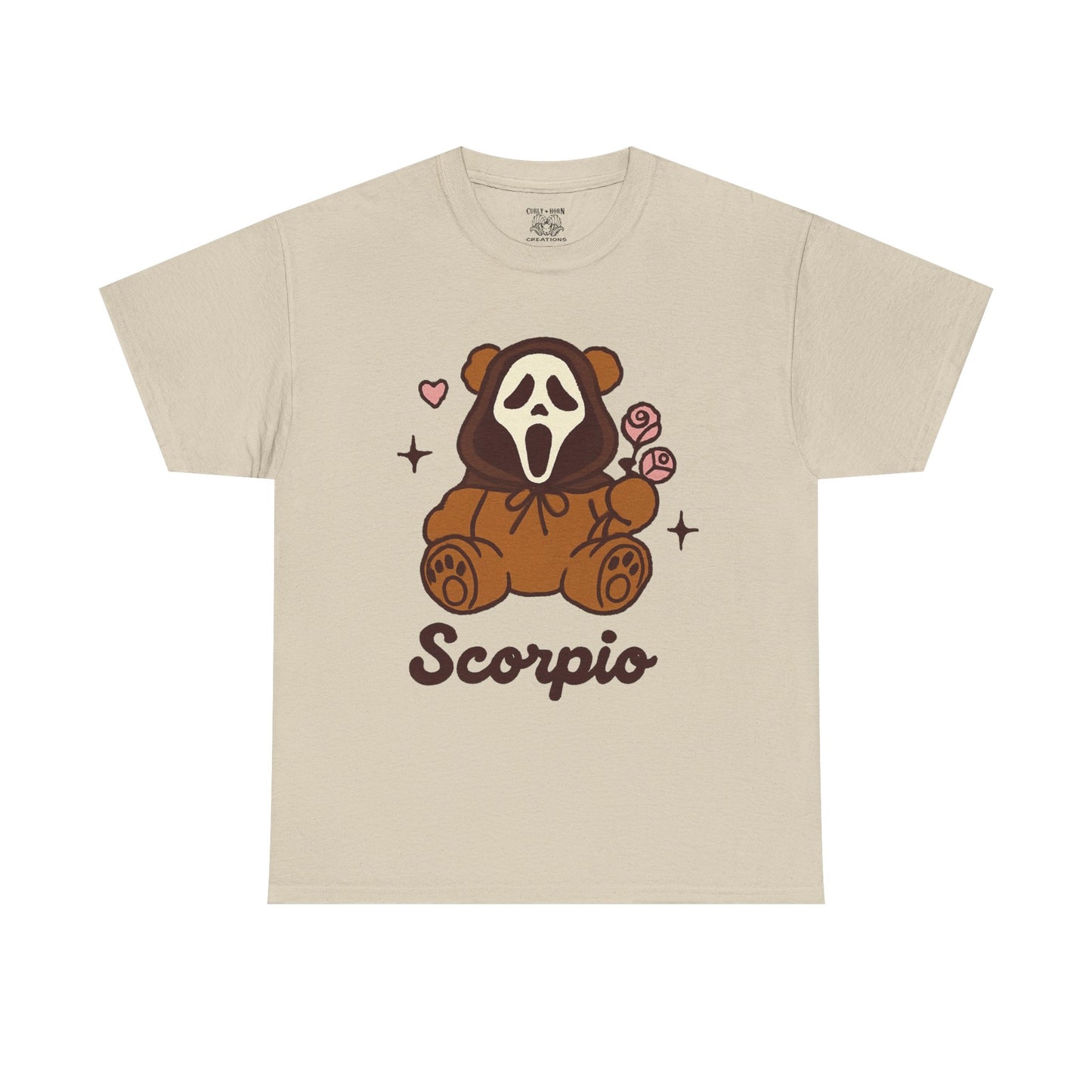 Scorpio Ghost Bear T-Shirt | Unisex Heavy Cotton Tee, Cute Gift for Scorpio, Halloween Shirt, Casual Wear, Graphic Tee, Unique [...]