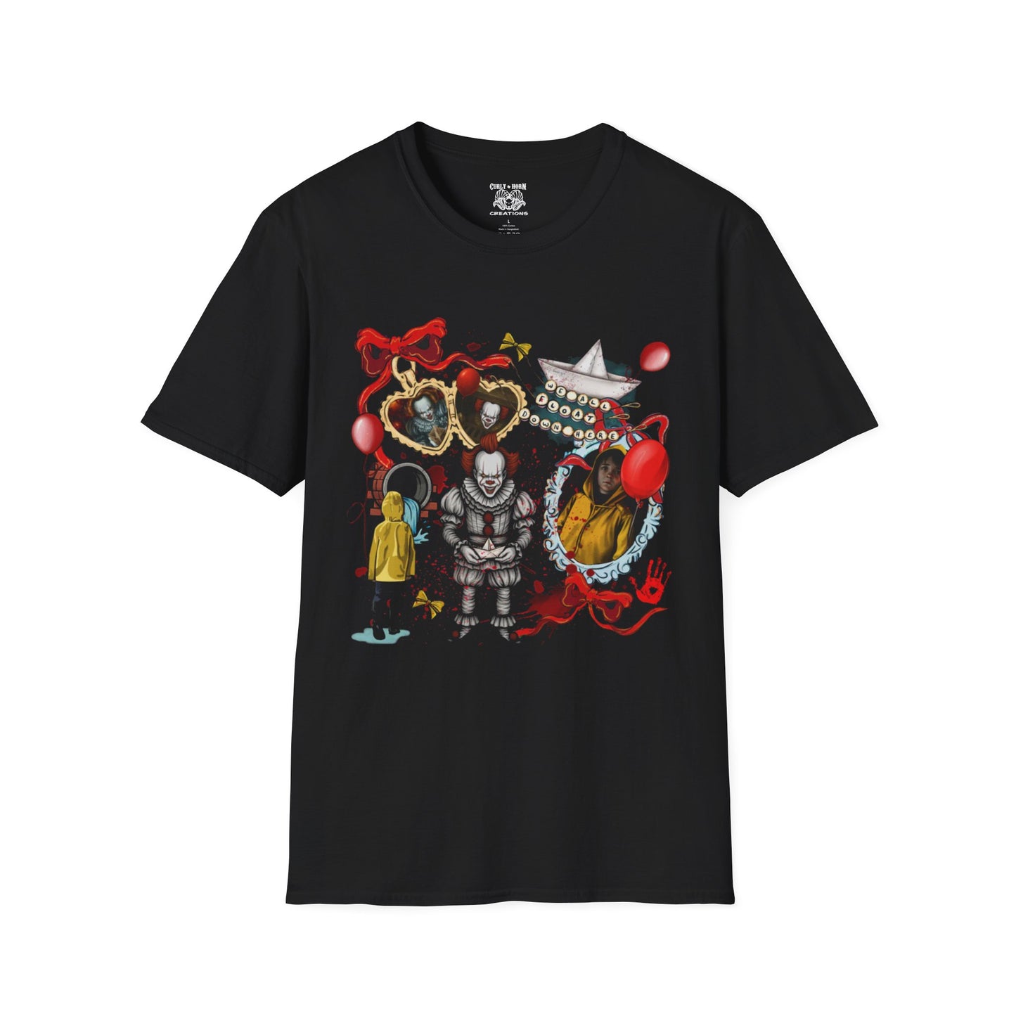 Creepy Vibes Unisex T-Shirt, Horror Fans Tee, Spooky Outfit, Graphic Tee for Halloween, Gift for Movie Lovers