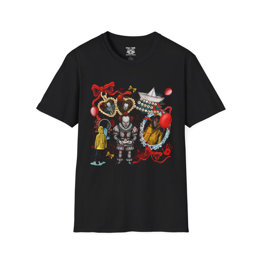 Creepy Vibes Unisex T-Shirt, Horror Fans Tee, Spooky Outfit, Graphic Tee for Halloween, Gift for Movie Lovers