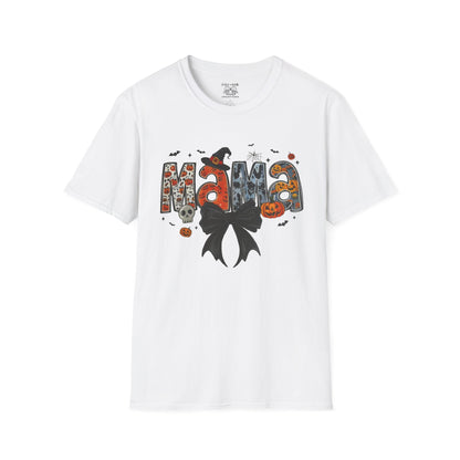 Halloween Mama T-Shirt, Cute Fall Tee, Unisex Ghost Shirt, Family Halloween Party Wear, Trick or Treat Costume Top
