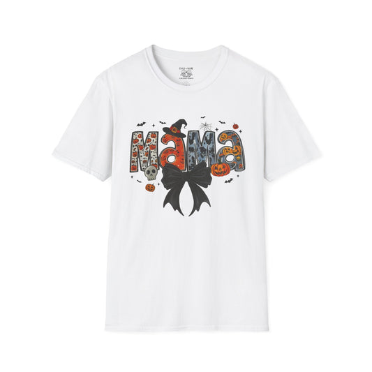 Halloween Mama T-Shirt, Cute Fall Tee, Unisex Ghost Shirt, Family Halloween Party Wear, Trick or Treat Costume Top
