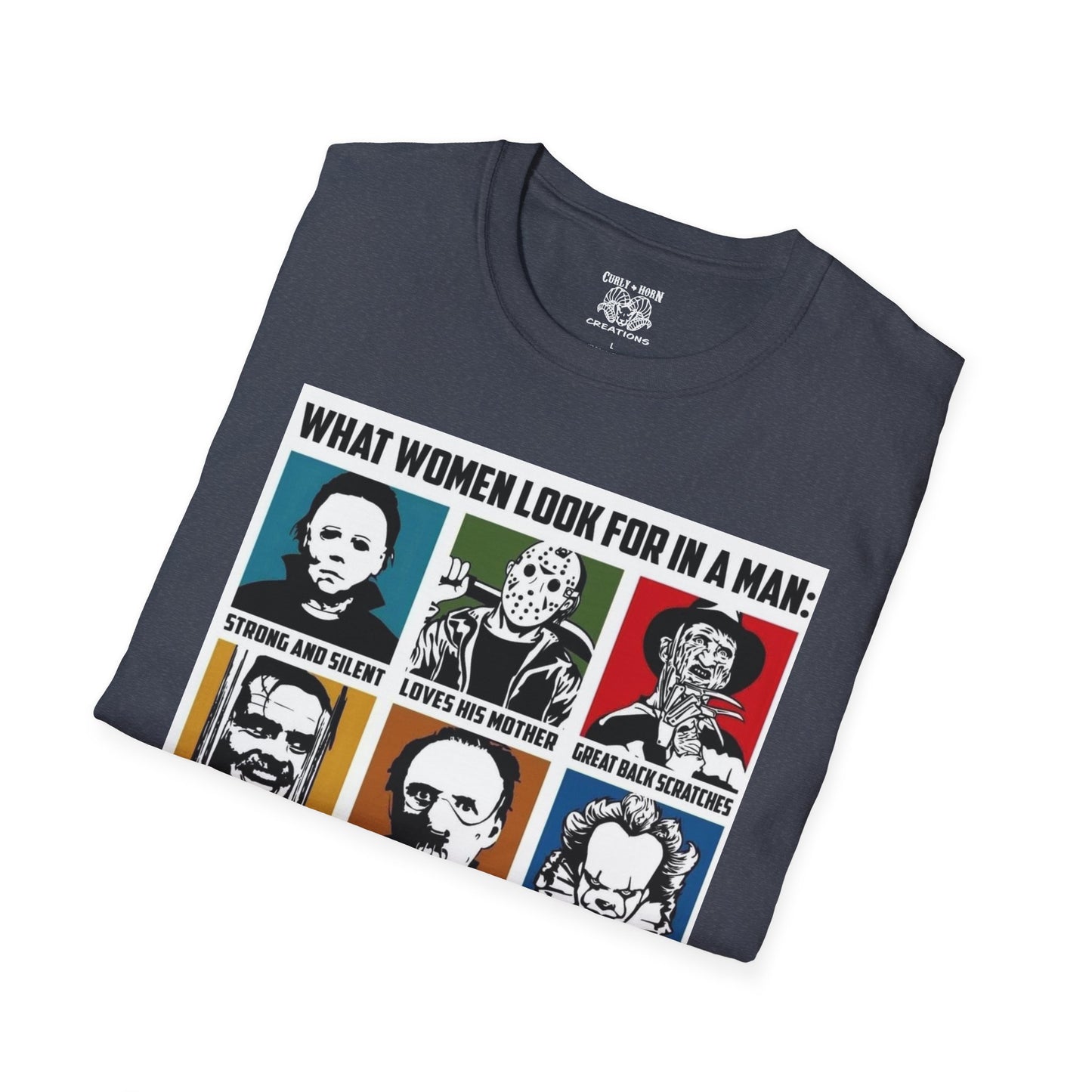 What Women Look For in a Man T-Shirt, Graphic Tee for Women, Gift for Her, Funny Quote Shirt, Unisex Casual Wear, Perfect for Birthdays