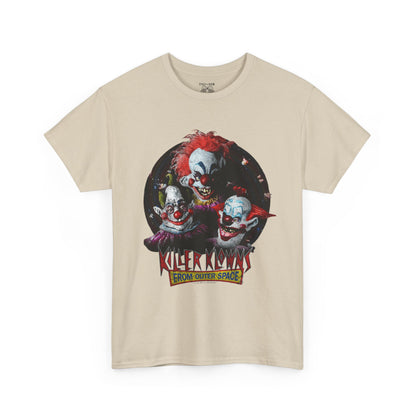 Creepy Clown Graphic Tee, Halloween Shirt, Horror Fan Gift, Unisex Spooky Clothing, Scary Movie Merch