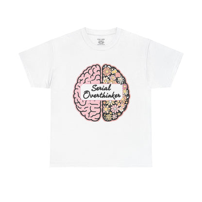 Overthinker Brainy Tee, Gift for Overthinkers, Casual Wear, Unisex Cotton Top, Quirky T-Shirt, Unique Gift Idea