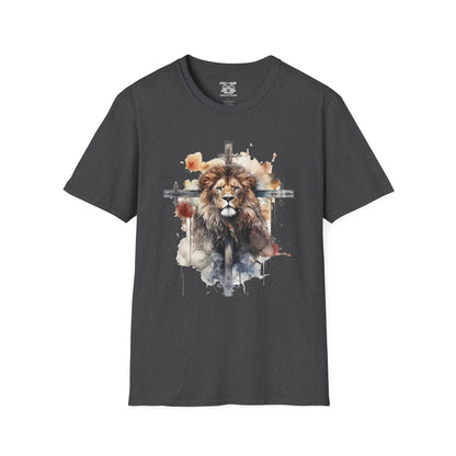 Faith-Inspired Lion Graphic Tee for Men and Women, Christian Apparel, Inspirational Fashion, Gift for Believers, Church Events