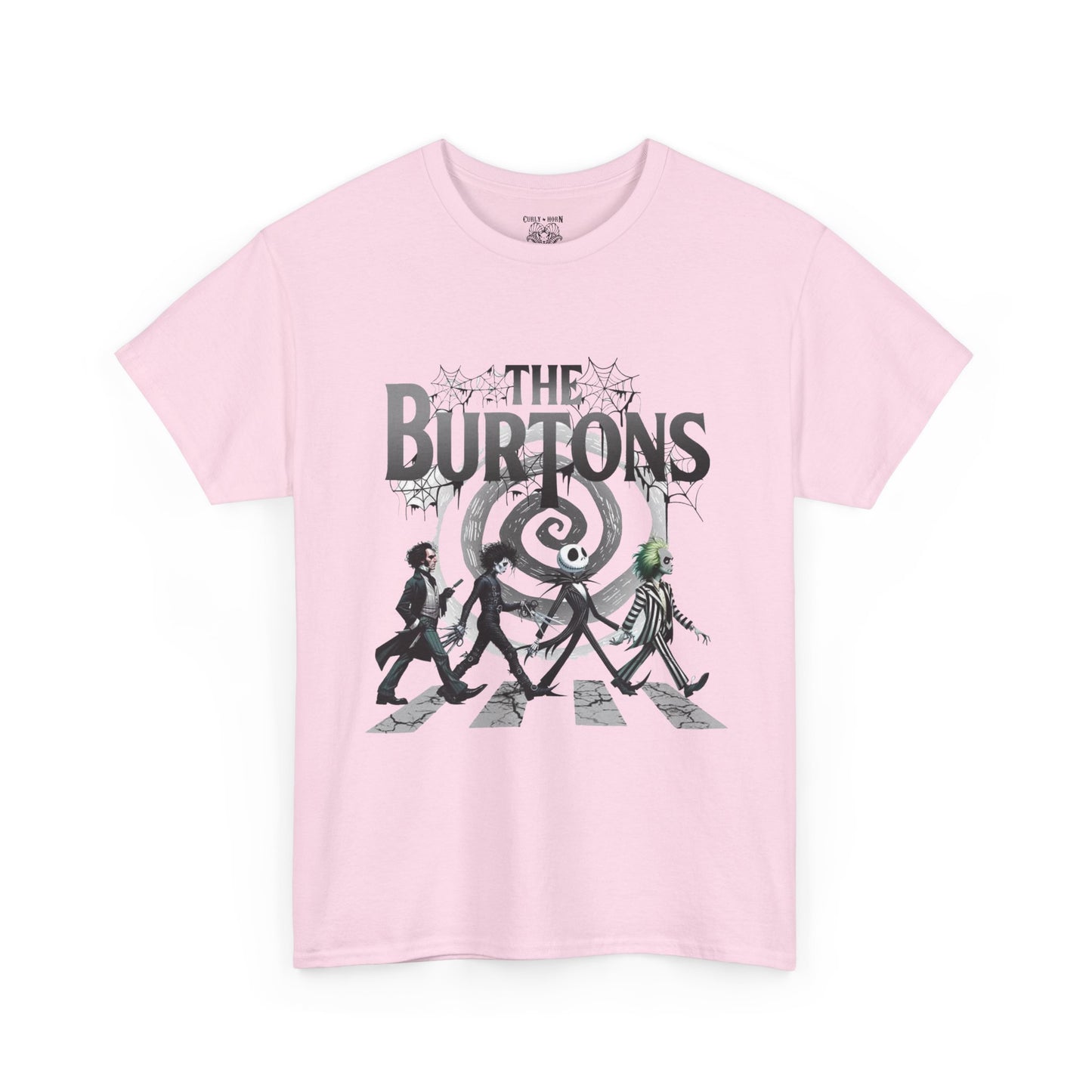 The Burtons Unisex Heavy Cotton Tee - Perfect for Halloween, Movie Lovers, Casual Wear, Gifts, and Everyday Style