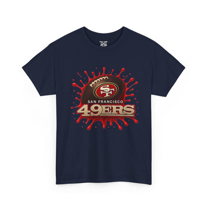 San Francisco 49ers Heavy Cotton Tee, Casual Sportswear, Game Day Outfit, Fan Apparel, Unique Gift for Sports Lovers