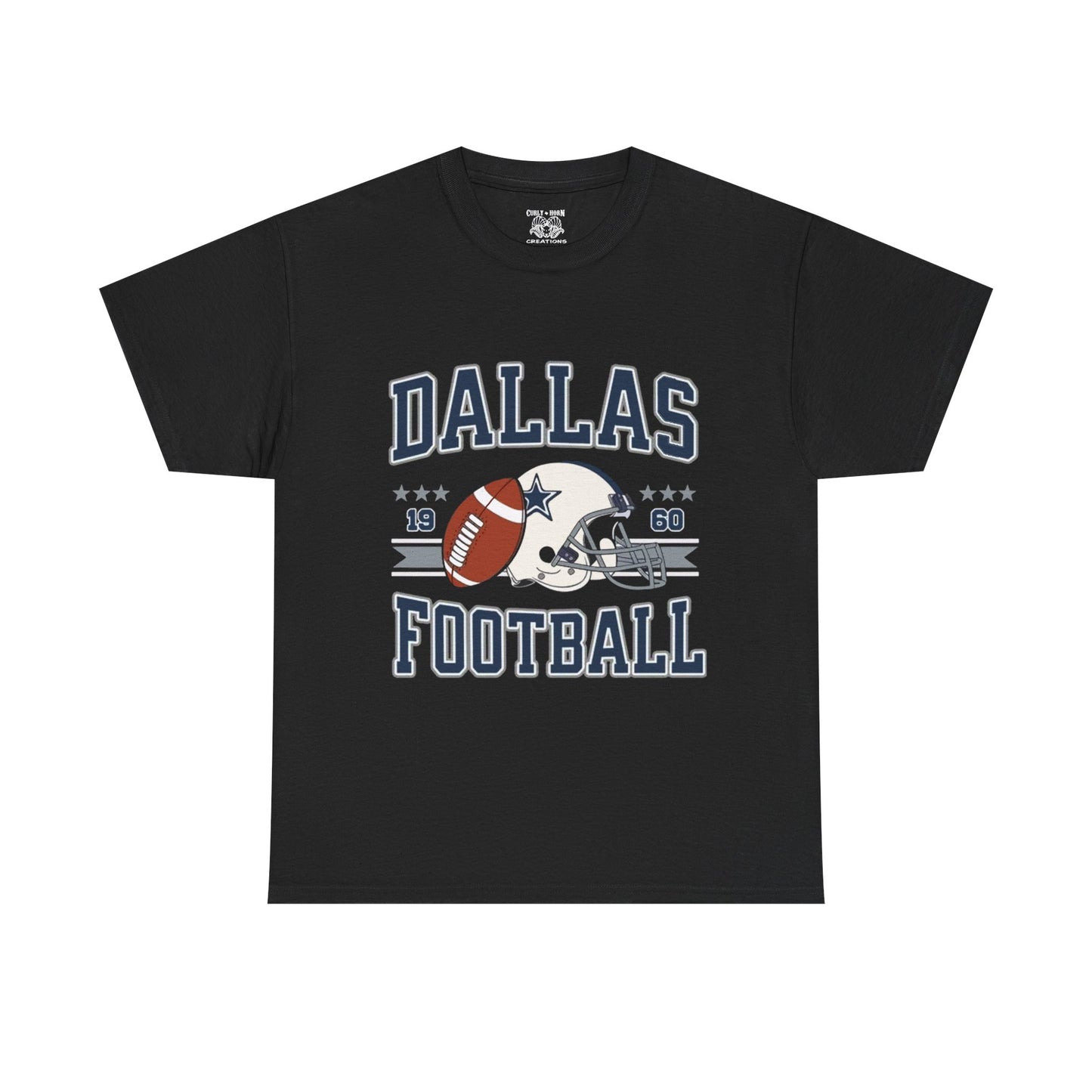 Dallas Football Fan Unisex Heavy Cotton Tee, Sports Shirt, Game Day Outfit, Gift for Fans, Football Season Apparel