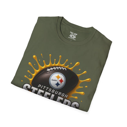 Pittsburgh Steelers Unisex Softstyle T-Shirt, NFL Tee, Game Day Apparel, Sports Fan Shirt, Football Gift, Casual Wear