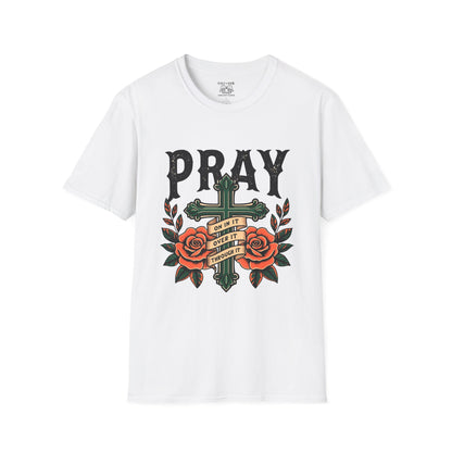 Pray Over It T-Shirt, Motivational Tee, Faith-Based Apparel, Religious Gift, Comfort Wear, Everyday Style