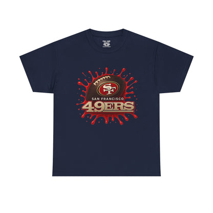 San Francisco 49ers Heavy Cotton Tee, Casual Sportswear, Game Day Outfit, Fan Apparel, Unique Gift for Sports Lovers