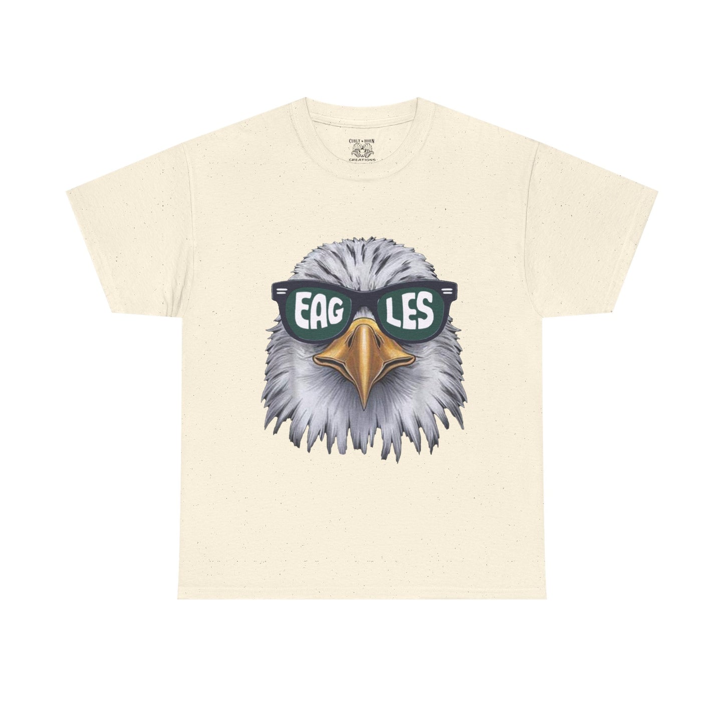 Eagle Sunglasses Tee, Unisex Cotton T-Shirt for Eagle Fans, Perfect for Sports Events, Casual Wear, Gift, Outdoor Adventures