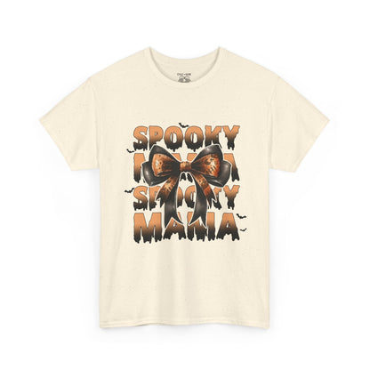 Spooky Season Unisex Heavy Cotton Tee, Halloween Shirt, Ghost Graphic Tee, Fall Fashion, Haunted House Tee