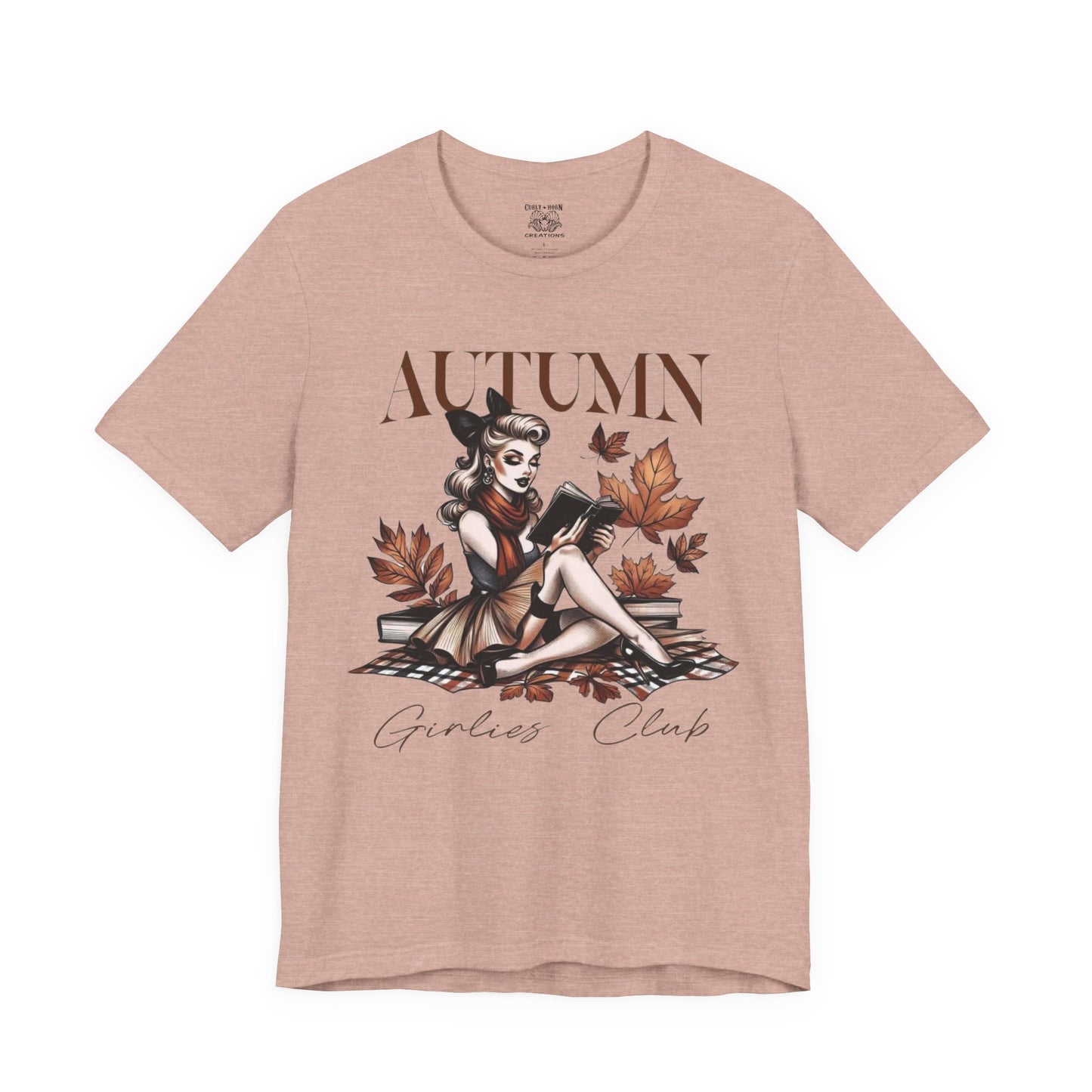 Autumn Girls Club Tee, Cozy Fall Fashion, Graphic T-Shirt