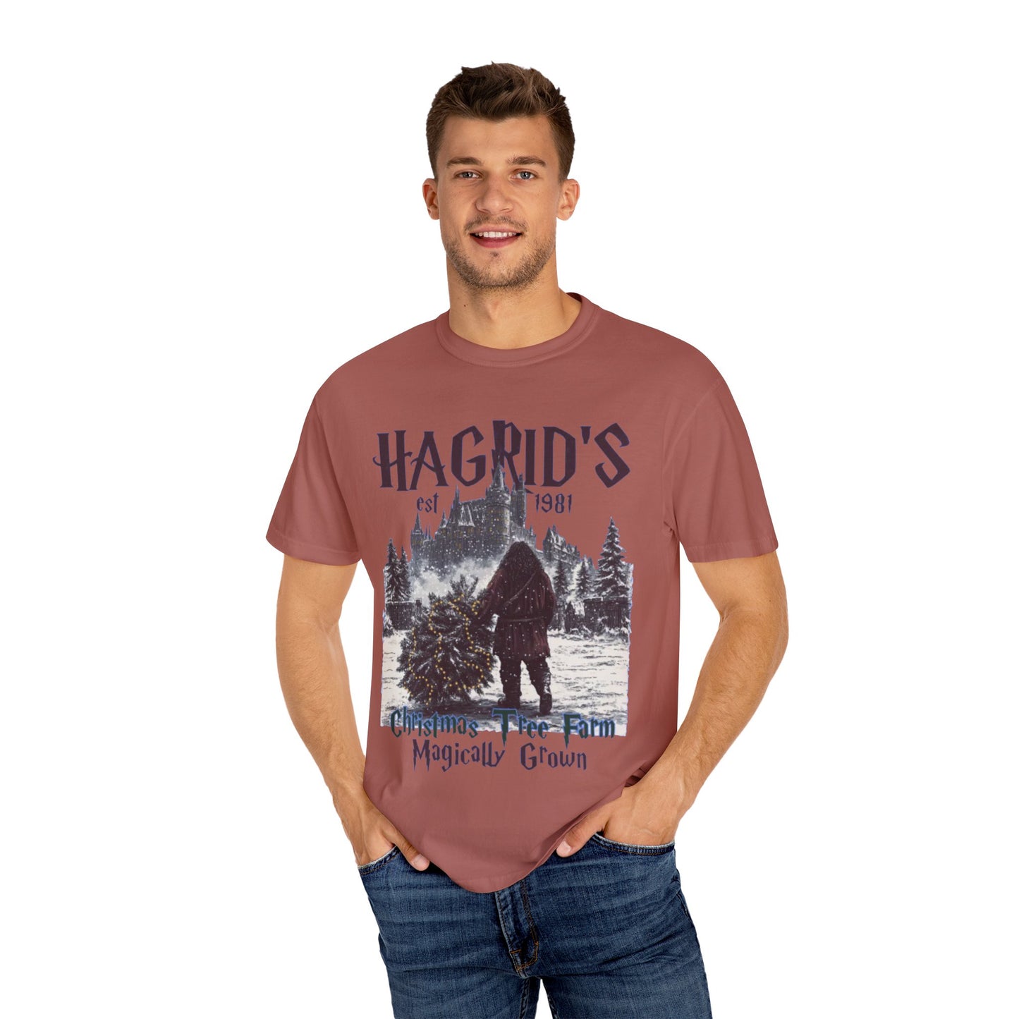 Hagrid's Christmas Tree Farm T-Shirt, Cozy Holiday Tee, Unique Gift for Tree Lovers, Unisex Shirt for Winter Celebrations, Perfect for [...]
