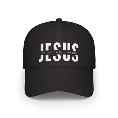 Jesus The Way Baseball Cap, Faith Hat, Christian Apparel, Religious Gift, Casual Style, Spiritual Headwear