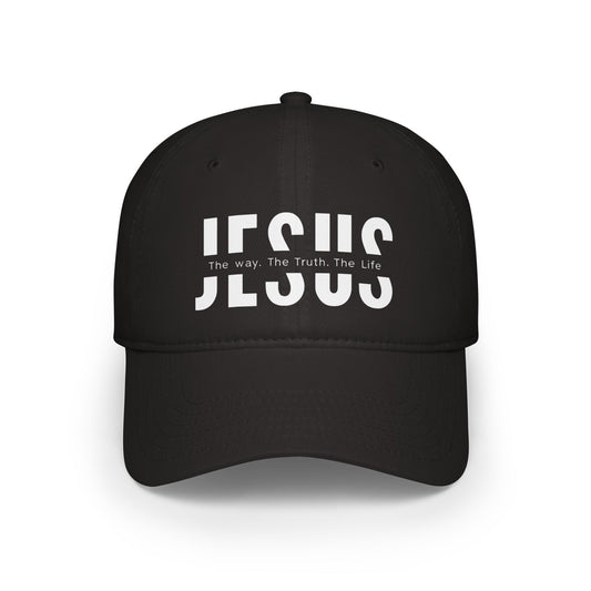 Jesus The Way Baseball Cap, Faith Hat, Christian Apparel, Religious Gift, Casual Style, Spiritual Headwear