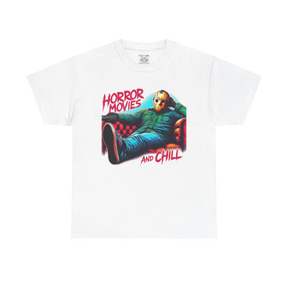 Jason Horror Movies Tee, Unisex Graphic Shirt, Perfect for Halloween, Movie Nights, Gift for Horror Fans, Chill Vibes Apparel