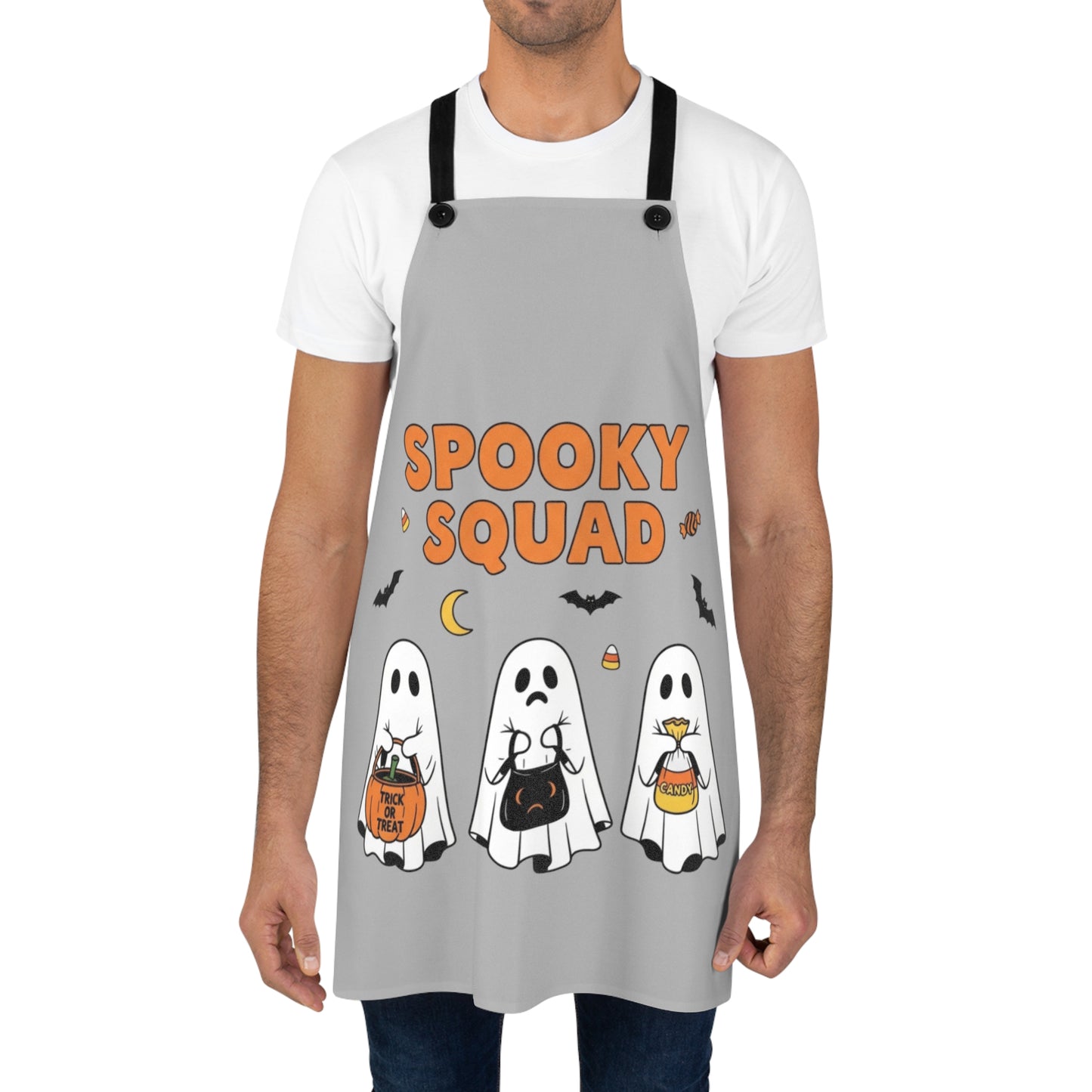 Halloween Spooky Squad Apron, Spooky Squad Apron for Chefs, Cooking Gift for Halloween, Fun Baking Apron, Costume Party Essential